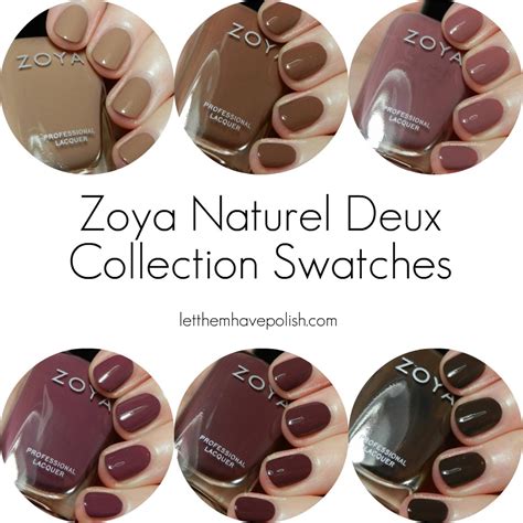 Let Them Have Polish Zoya Naturel Deux Collection Swatches Review My Xxx Hot Girl