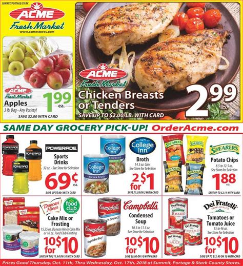 Acme Fresh Market Weekly Specials Flyer January 17 23 2019