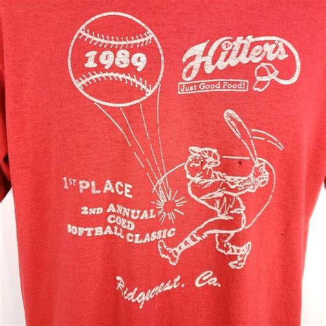 Softball Coed Classic T Shirt S Made In Usa Mens Size