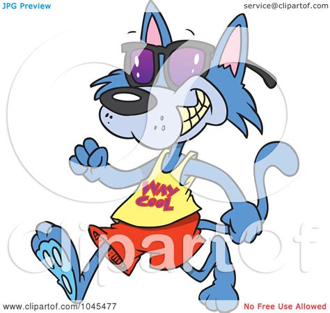Royalty Free Rf Clip Art Illustration Of A Cartoon Cat