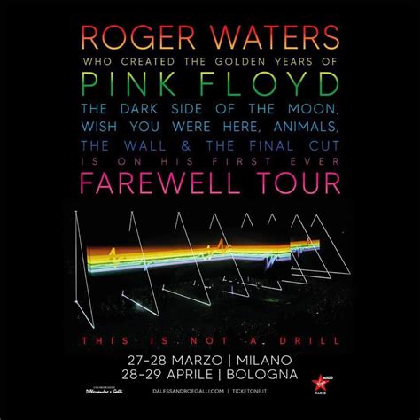 His First Farewell Tour This Is Not A Drill Pink Floyd Fans Nederland