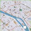 Rouen tourist map