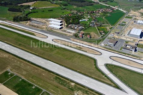 Luftaufnahme Sch Nefeld Baustelle Des Neuen Terminals Am Flughafen