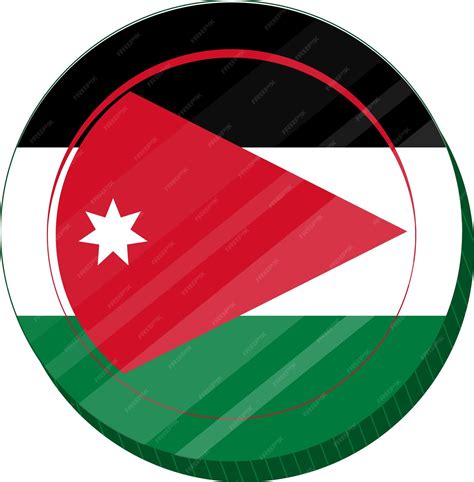 Premium Vector Jordanian Flag Hand Drawnjordanian Dinar Hand Drawn