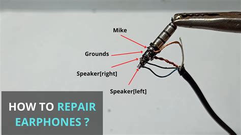 how to fix earphones one side is silent not working full earphone repair video youtube