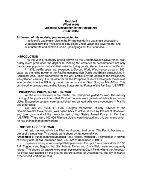 Readings In Philippine History Module Pdf Module Issues Hot Sex Picture