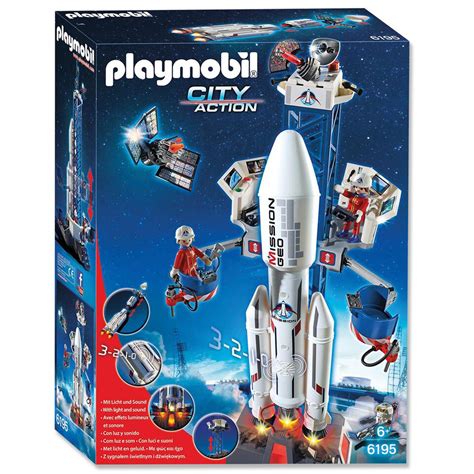 Playmobil Space Rocket With Launch Site Building Set Classroom