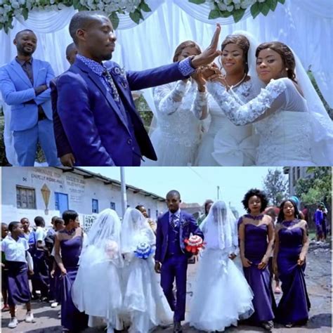 Man Marries Three Sisters On The Same Day In Congo Photos Video Romance Nigeria