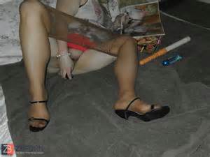 Tanya Old Pictures Part Pantyhose Faux Cock High Heeled Slippers