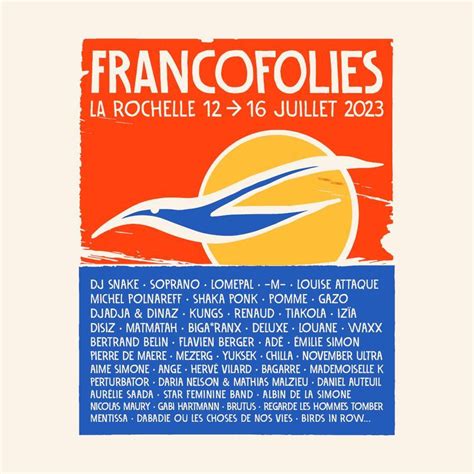 Les Francofolies De La Rochelle Lomepal Dj Snake Shaka Ponk