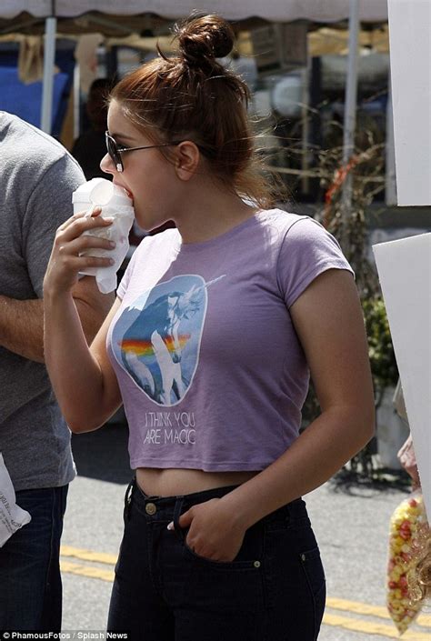 Ariel Winter Makes A Snow Cone Disappear On Her Regular Trip To The