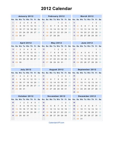 calendar blank printable calendar template