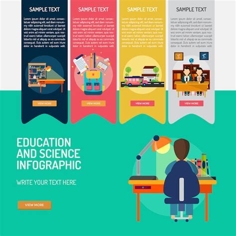 Free Vector Education Infographic Template