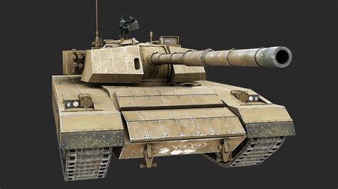 3d Model Ztz59g Type59g Vt3 Vt 3 Main Battle Tank