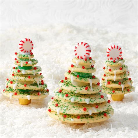 Stacked Christmas Tree Cookies Recipe Taste Of Home