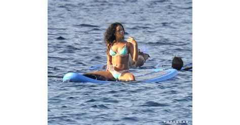 Celebrity Entertainment Rihanna Brings Her Hot Bikini Party To