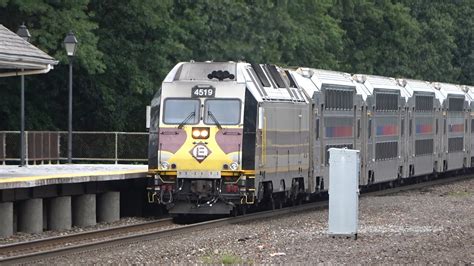 Nj Transit Raritan Valley Line Evening Rush Action Cranford W 4519