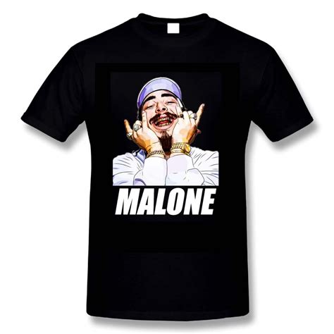 Fashion Streetwear Mens Post Malone T Shirt Summer Hip Hop Stylish For