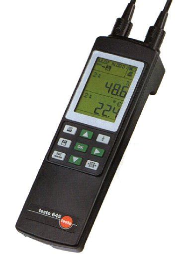 Testo 645 Humidity And Temperature Measuring Instrument
