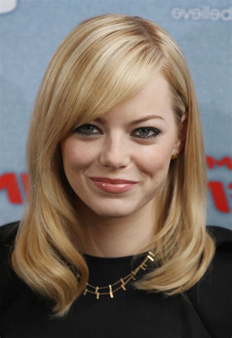 2020 Latest Medium Hairstyles With Side Bangs For Round Faces