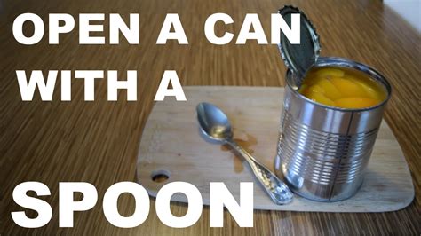 How To Open A Can Without A Can Opener With Scissors 16 Ways To Open