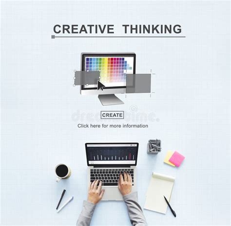Creative Thinking Design Imagination Inspiration Concept Stock Image