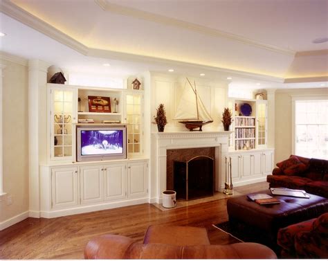 Living Room Cabinets And Entertainment Centers Custom