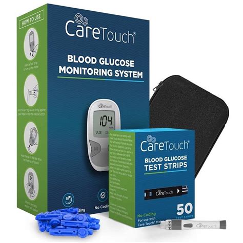 Buy Care Touch Blood Glucose Monitor Kit Es Testing Kit