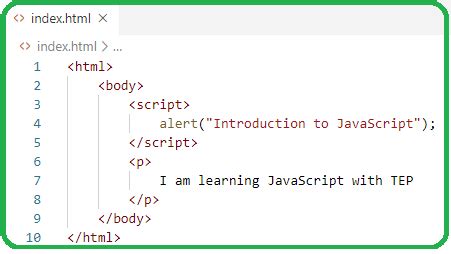 Introduction To JavaScript The Engineering Projects