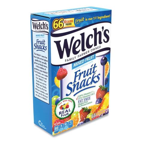 Welchs Fruit Snacks Mixed Fruit 09 Oz Pouch Pk66 20900320 Zoro