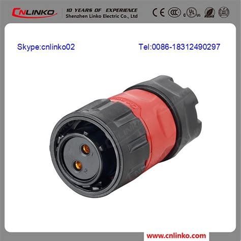 2 Pin Connector Waterproof Power Cable Ip67 2 Pin Waterproof Connector