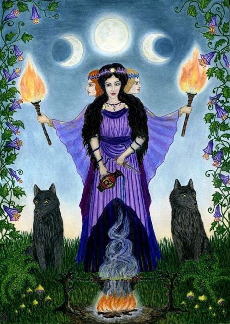 Hécate Hecate Goddess Pagan Goddess Hecate