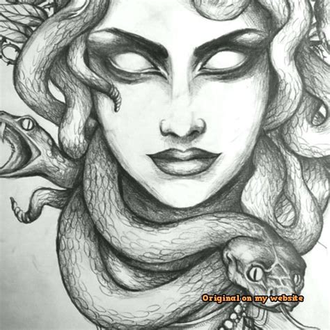 Medusa medusa temporary tattoo momentary ink. Art Drawings Tumblr - medusa snakes tattoo drawing on ...