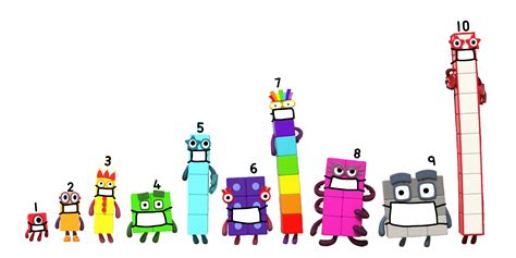 Numberblocks 1 10 Wearing Masks By Alexiscurry On Deviantart