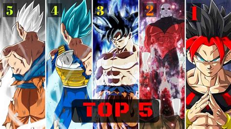 Top 5 Strongest Characters In Dragon Ball Super Youtube Zohal