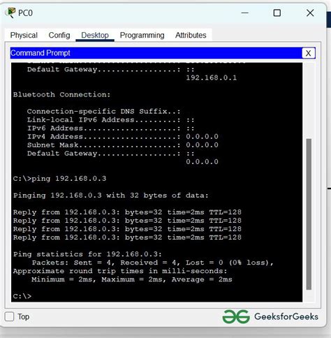Setting Ip Address Using Ipconfig Command Geeksforgeeks