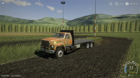 Farming Simulator 2019 Mods Ford F800 Flatbedar Truck Youtube