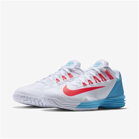 Nike Mens Lunar Ballistec 15 Tennis Shoes Whiteblue Limited