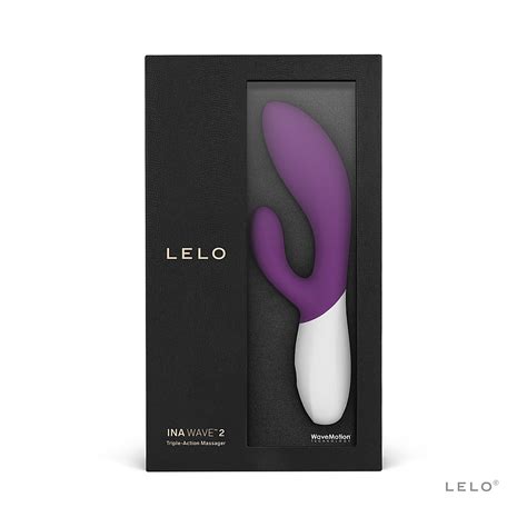 best buy lelo ina wave 2 dual vibrating rabbit massager plum 8465