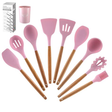 Silicone Utensils Cooking Sets Kitchen Utensils Sets 10pcsset With