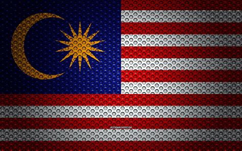 1920x1080px 1080p Free Download Flag Of Malaysia Creative Art Metal