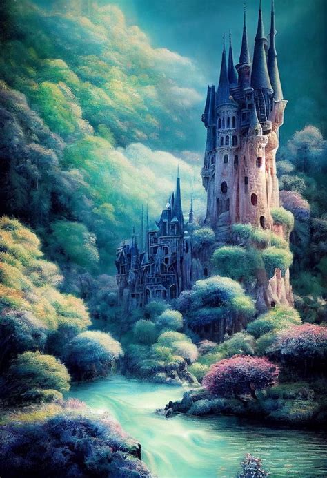 Pin By Juliadarte On My Midjourney Ai Art Fantasy Castles Fantasy