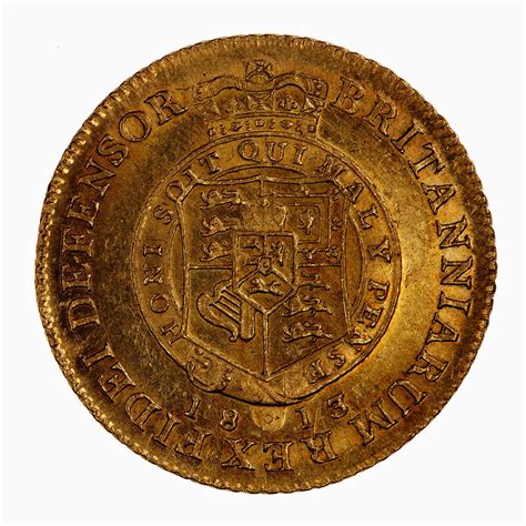 Coin Half Guinea George Iii Great Britain 1813