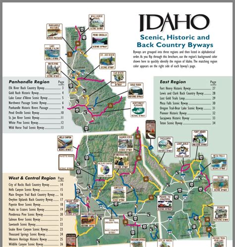 Exploring Idahos State Parks A Guide To Finding Your Way Map Of