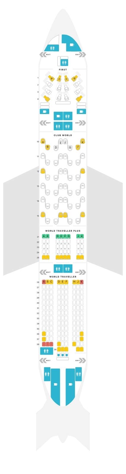 British Airways 777 Seat Map — Chose The Best Seats On Ba 777