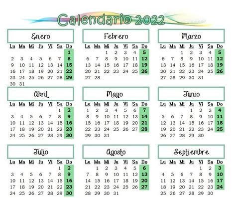 Calendario Laboral 2022 Estos Son Los Festivos Nacionales Y Los