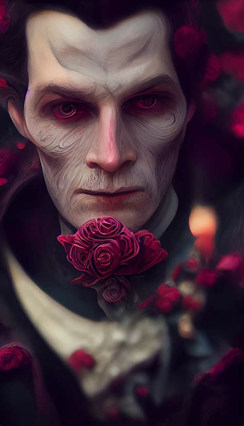 Pale Handsome Mysterious Vampire Man Strahd Midjourney Openart