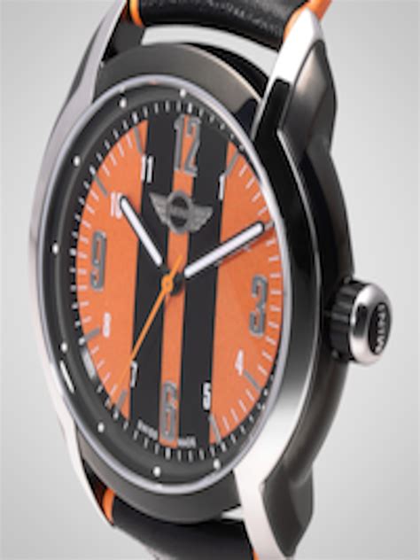 Buy Mini Cooper Men Orange And Black Analogue Watch 62e Watches For Men 2024000 Myntra