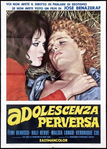 Perverse Adolescence Erotic Cinema Manifesto Femi Benussi 1974 Movie Poster 2f Ebay