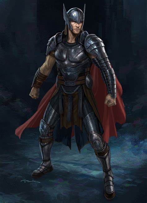 Thor Concept Art Arte Conceitual Marvel Personagens Da Marvel
